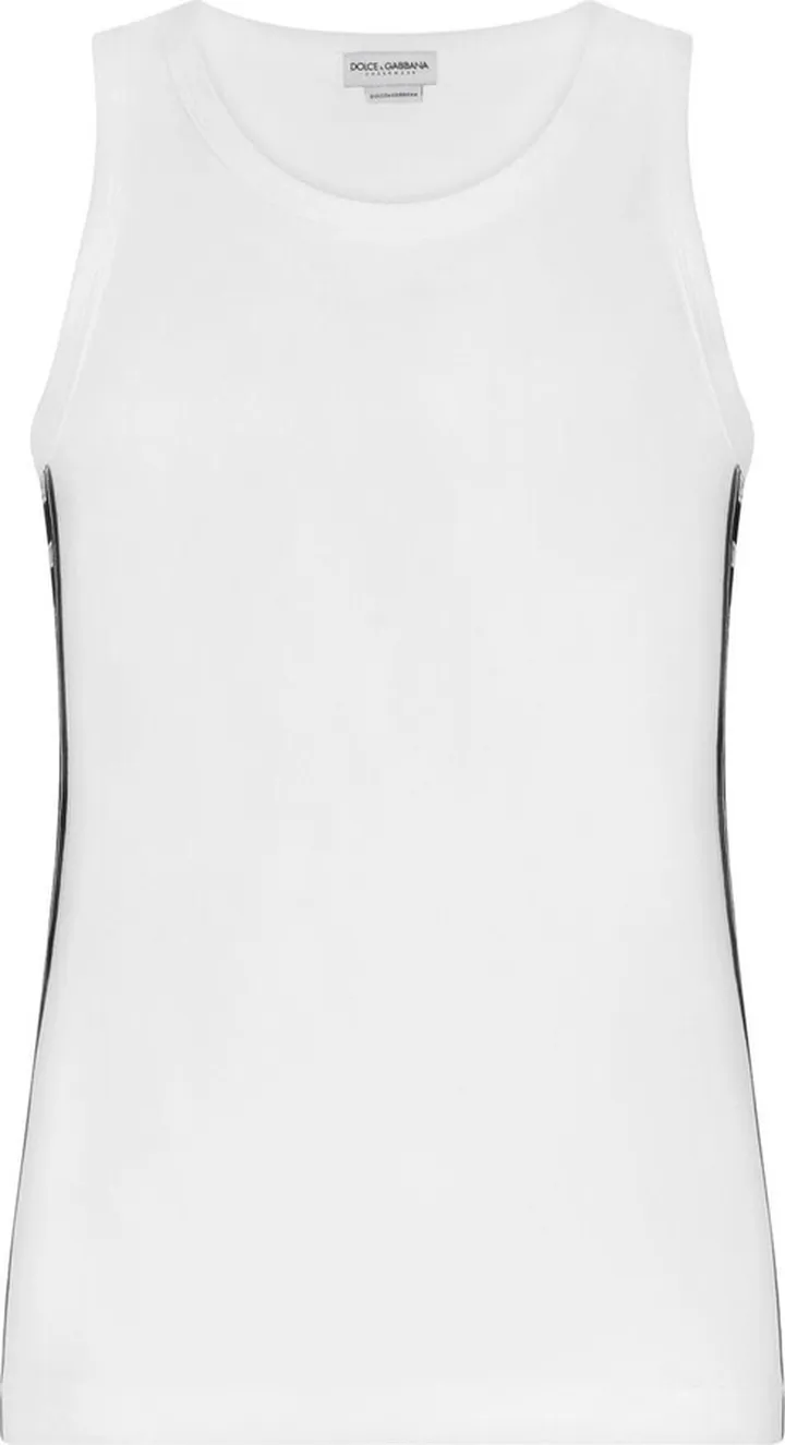 Logo-Tape Cotton Vest