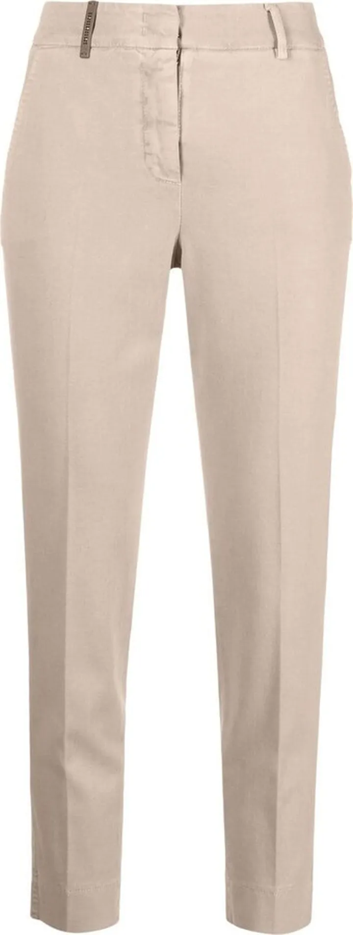 Slim-Cut Cropped Trousers