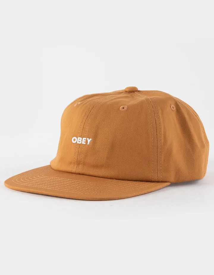OBEY Bold Twill 6 Panel Mens Strapback Hat