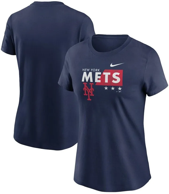 Women's Nike Navy New York Mets Americana T-shirt