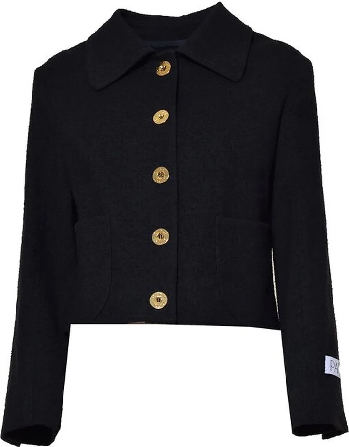 Patou Tweed Short Tailored Jacket