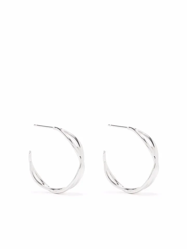 Twist Open Hoop Earrings