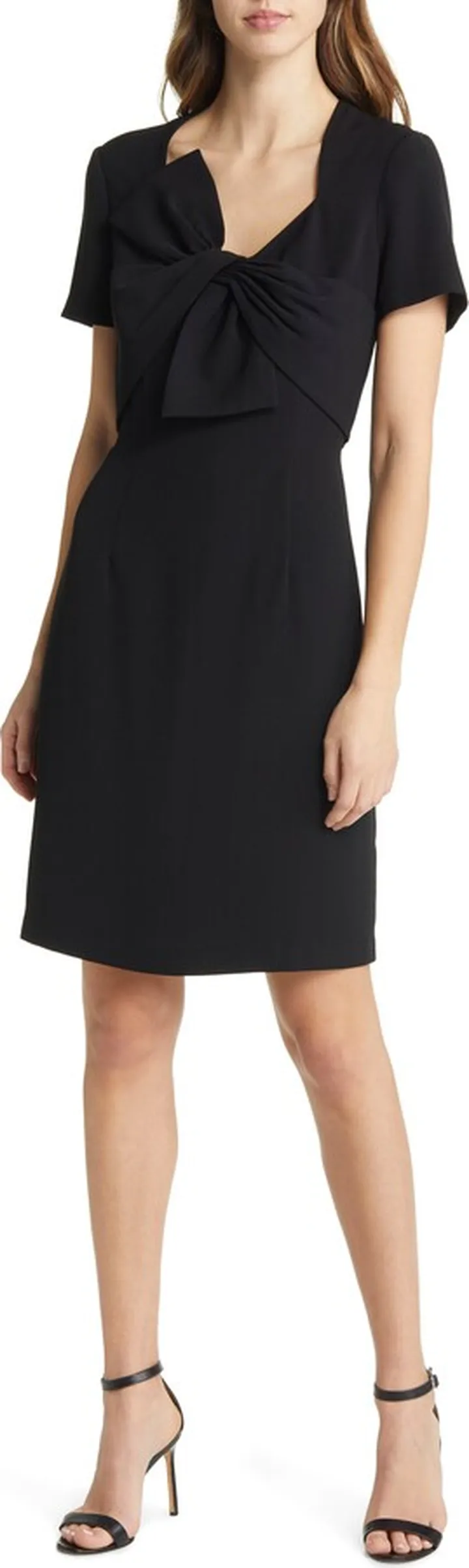 Bow Detail Sheath Dress