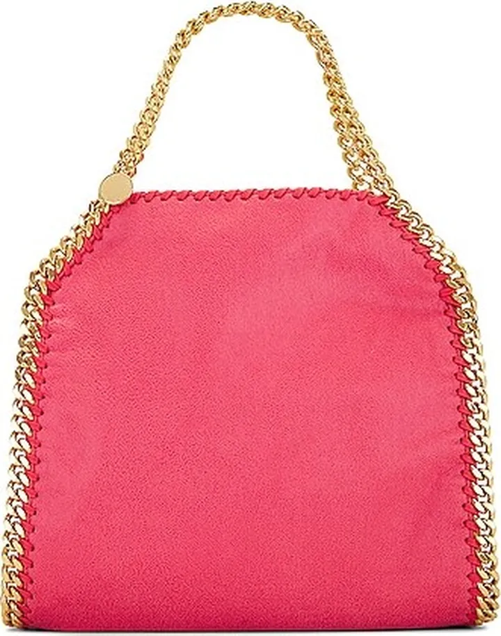 Stella McCartney Mini Shaggy Deer Falabella Tote in Pink