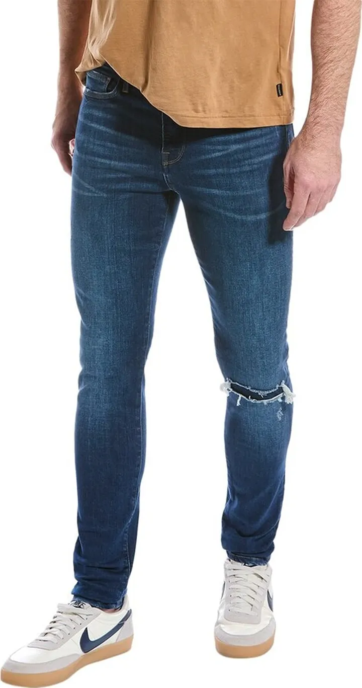 Frame Denim Jagger Blossom Rip True Skinny Jean