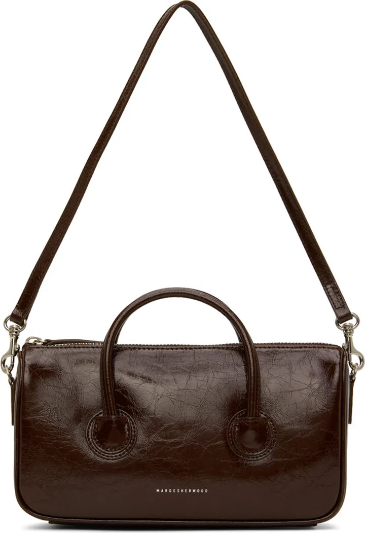 Marge Sherwood Brown Zipper Bag
