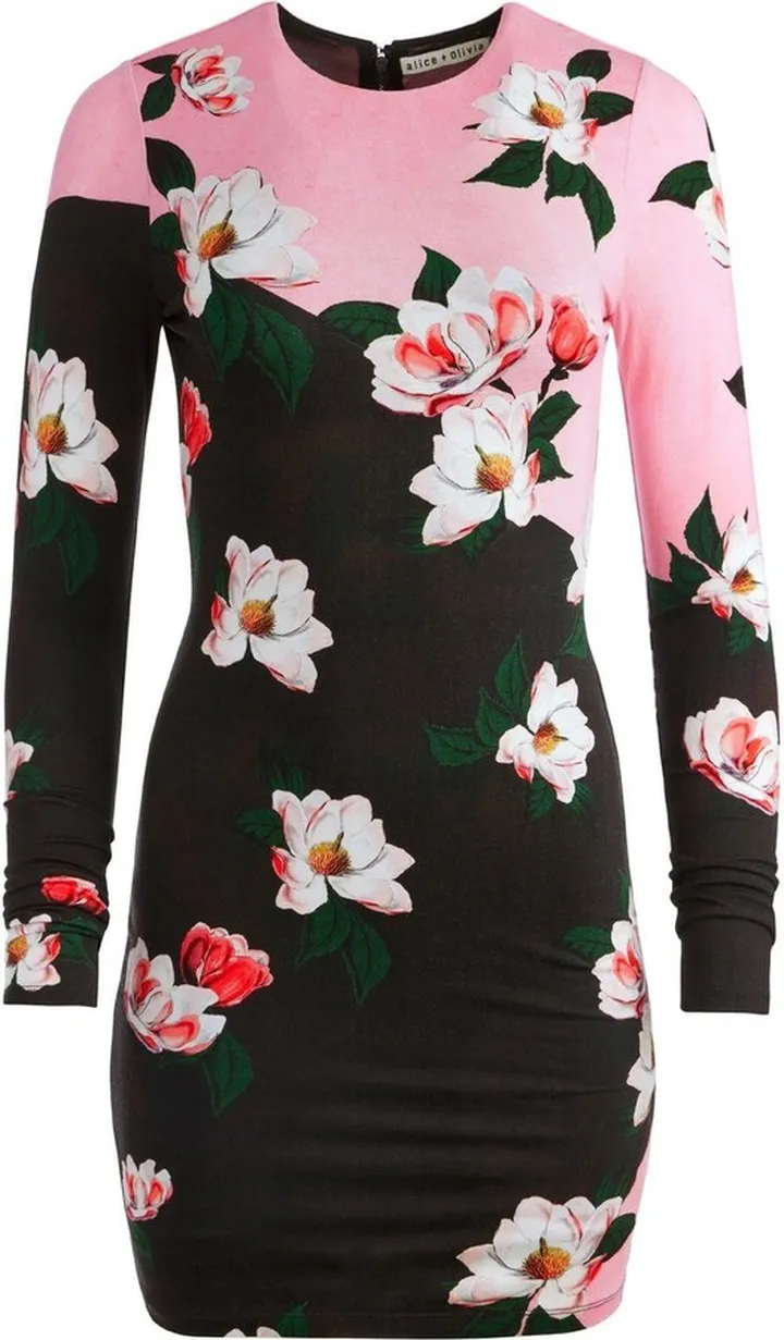 Delora floral-print dress