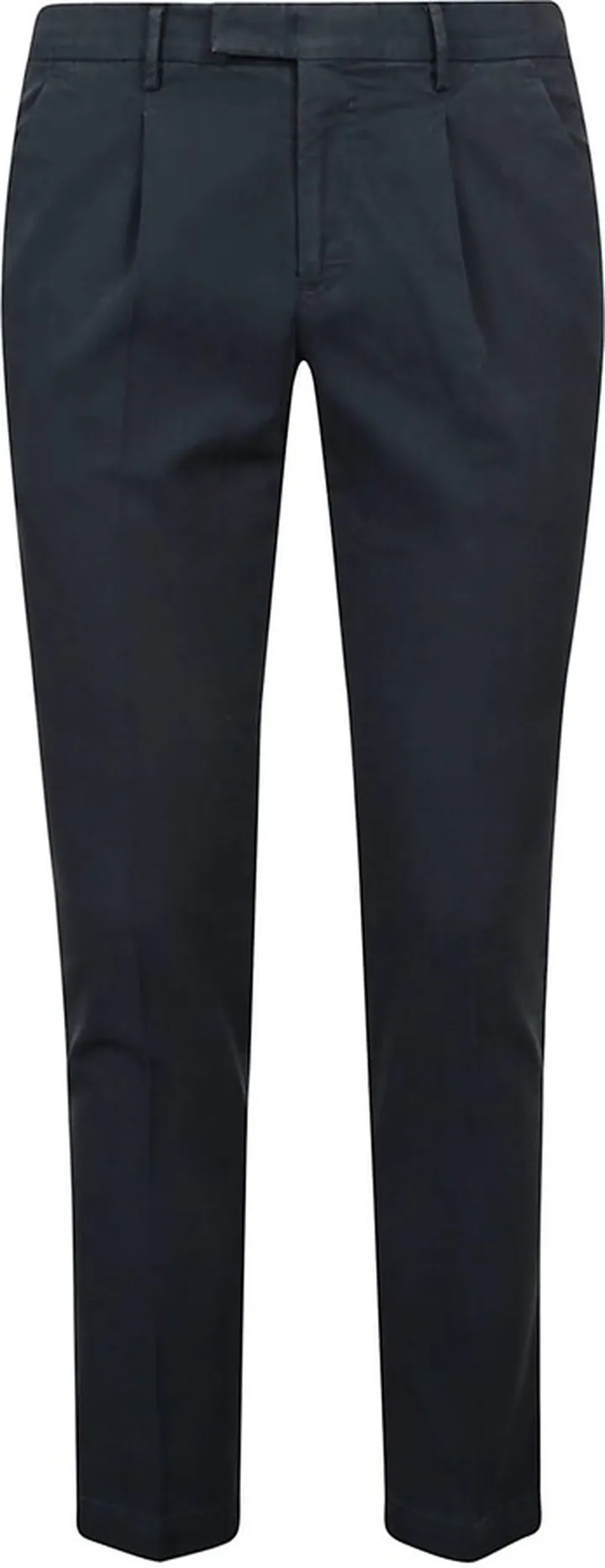 Cropped Plain Trousers