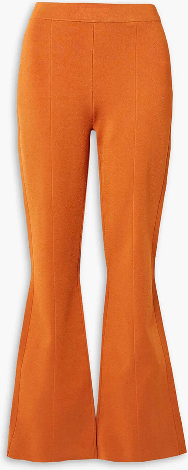 Knitted flared pants