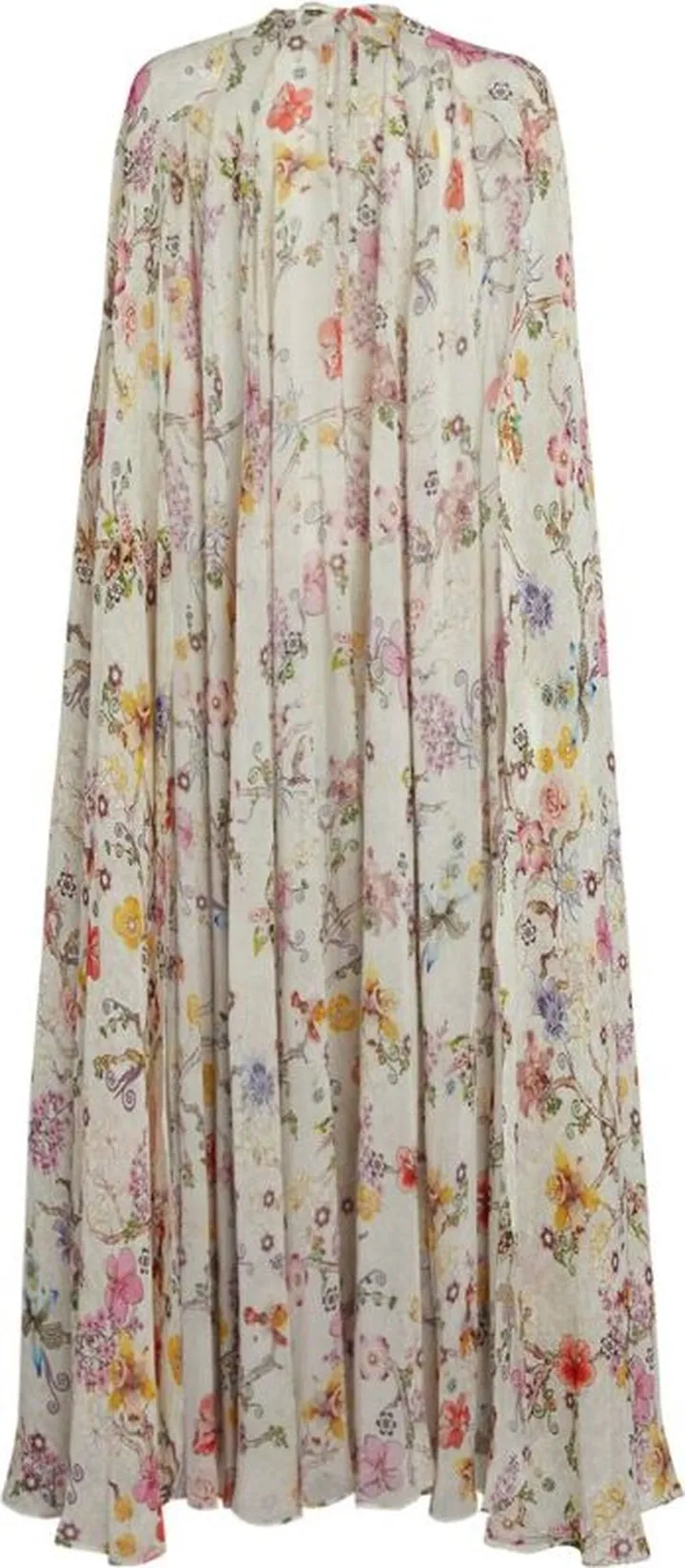 Mary Katrantzou Silk Floral Cape