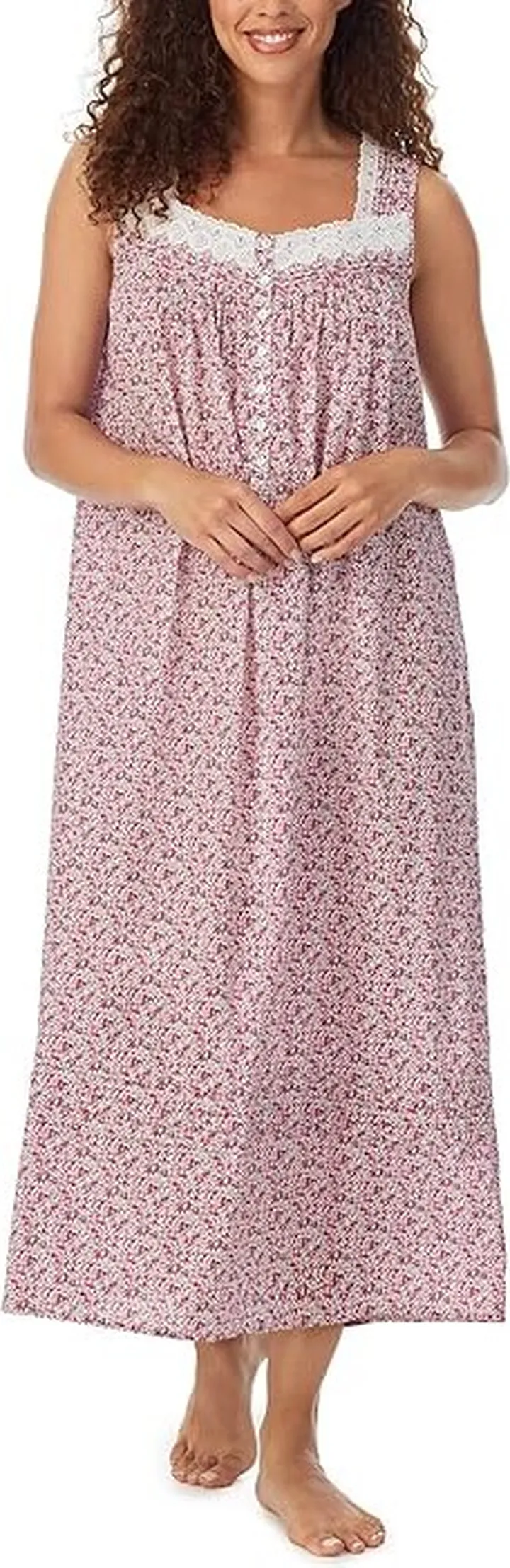 Eileen West Sleeveless Ballet Gown (Ditsy) Women's Pajama