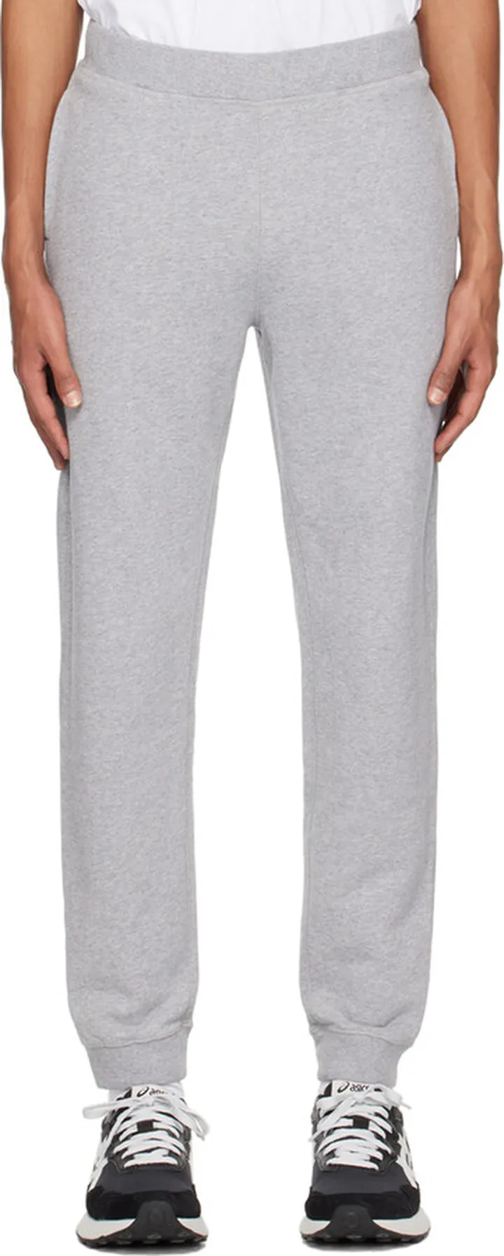 Sunspel Gray Slim-Fit Track Pants