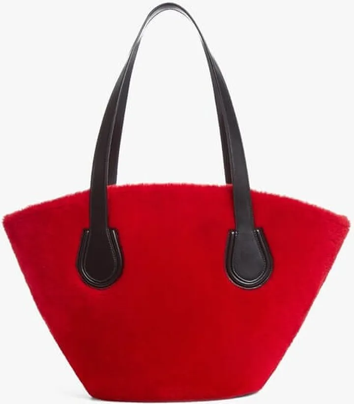 Arc Shearling Tote