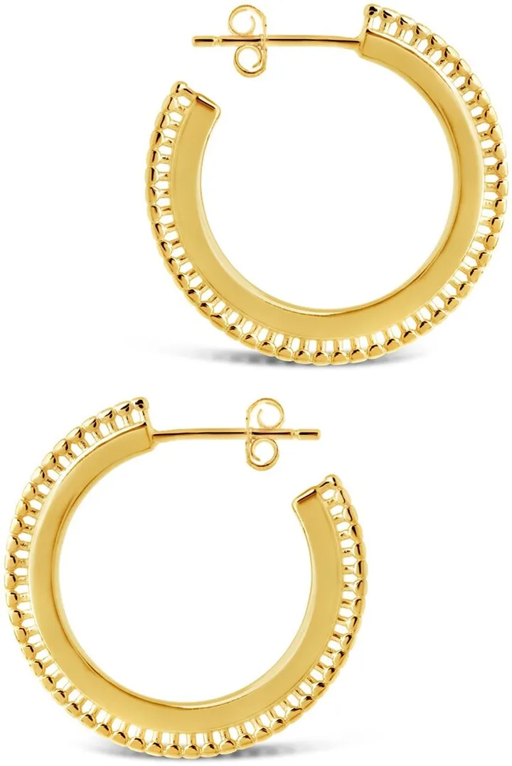Rox Flat Hoop Earrings