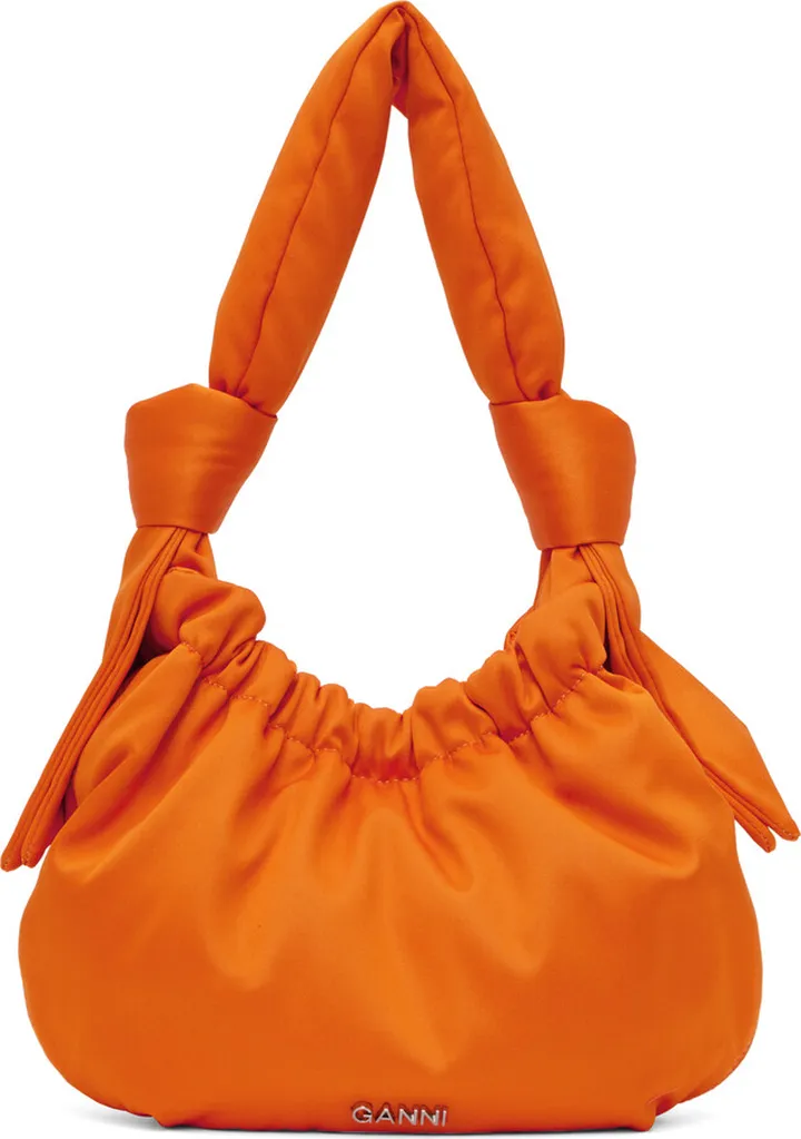 GANNI Orange Small Occasion Bag