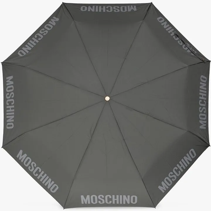 Moschino Logo Printed Folded Umbrella