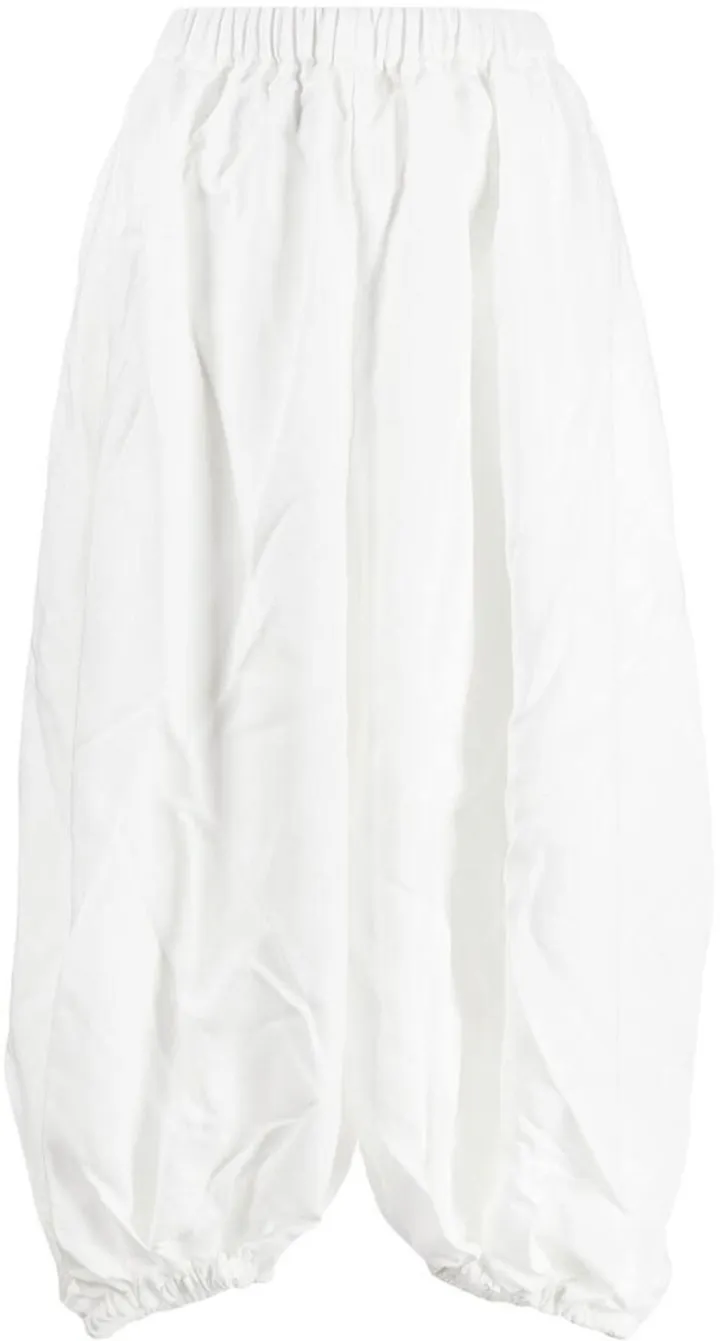 High-Waisted Cropped Trousers
