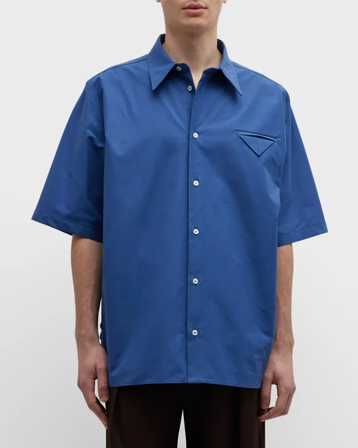Men's Compact Cotton Sport Shirt