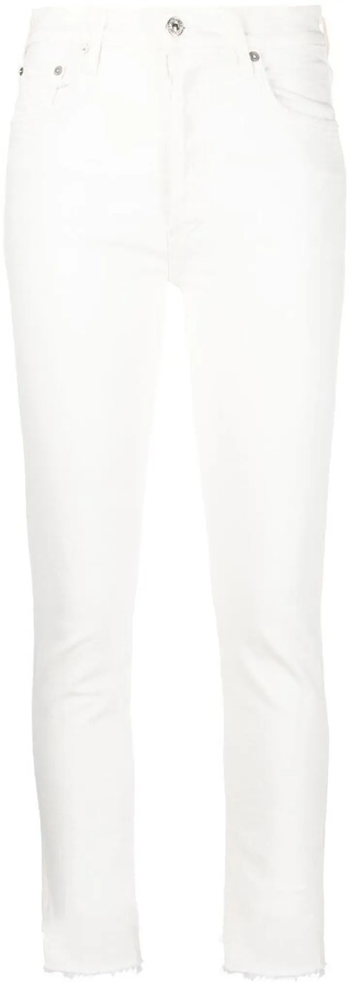 High-Rise Slim-Fit Jeans