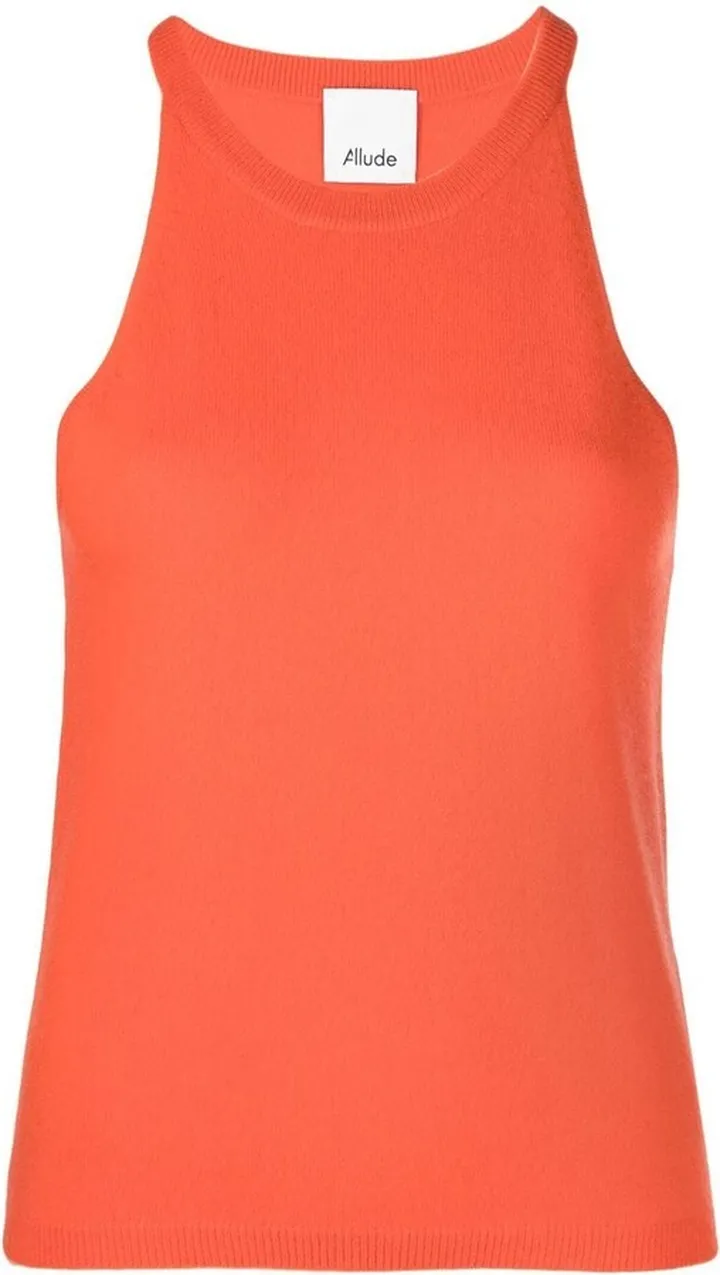 Cashmere-Knit Tank Top