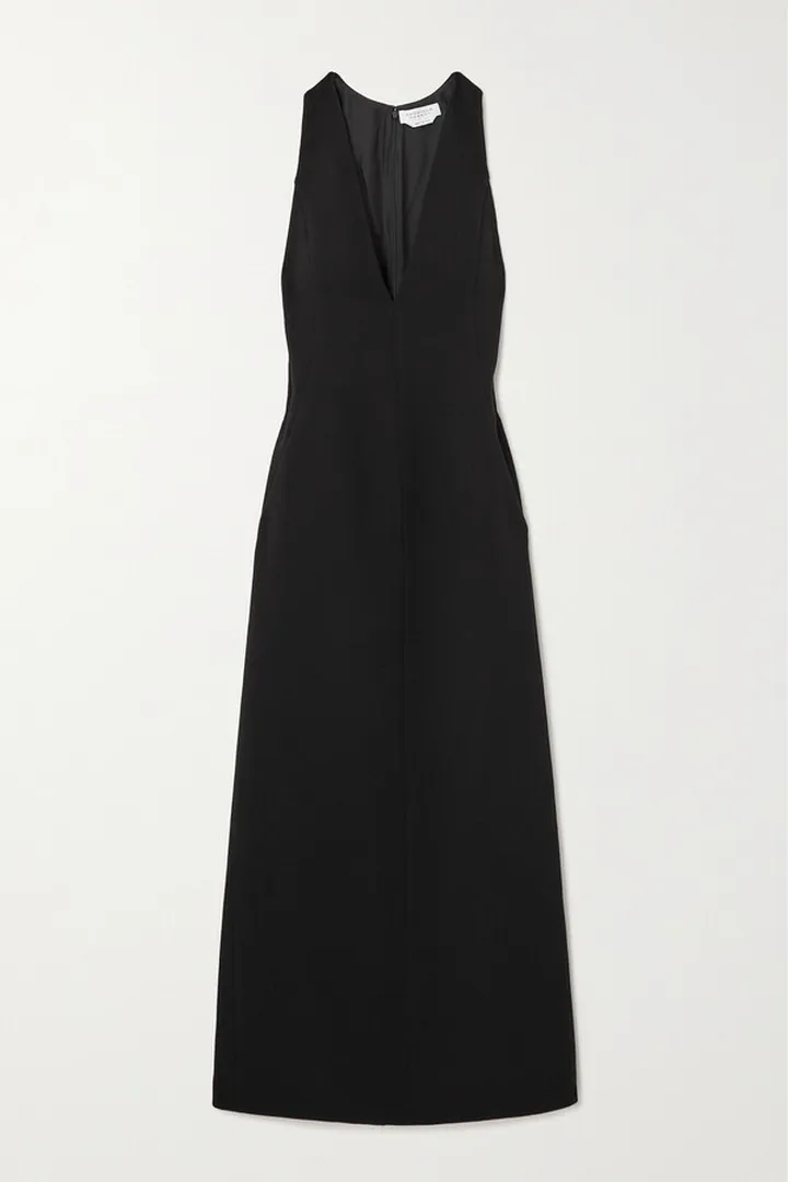 Gabriela Hearst - Wool-crepe Midi Dress - Black