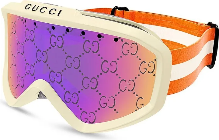 Guccissima Mirrored Mask Injection Ski Goggles