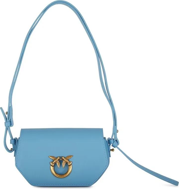 Pinko Logo Plaque Baby Click Exagon Shoulder Bag