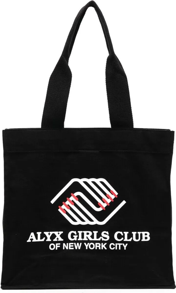 Logo-Print Cotton Tote Bag
