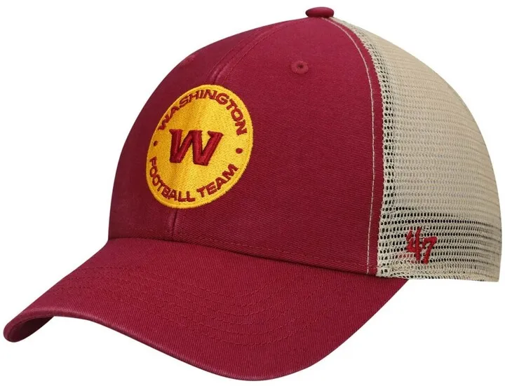 Men's Burgundy Washington Football Team Flagship Mvp Snapback Hat
