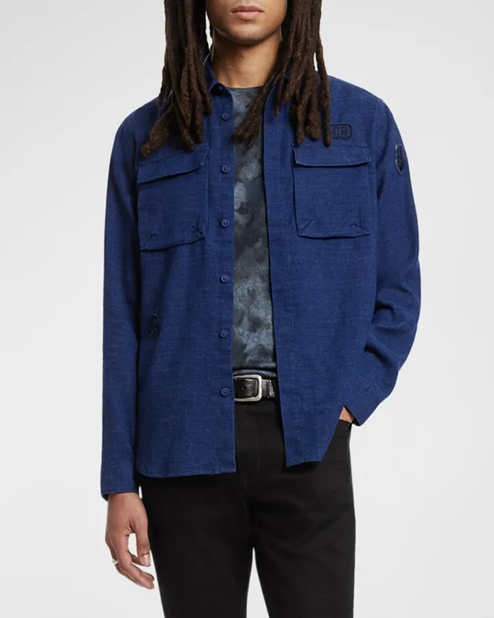 Men's Freddy Military Overshirt