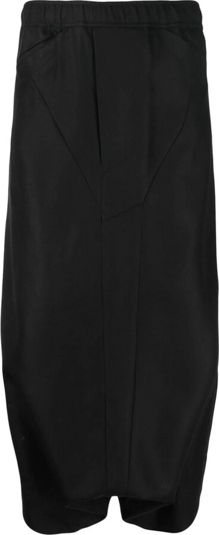 Cropped Drop-Crotch Trousers