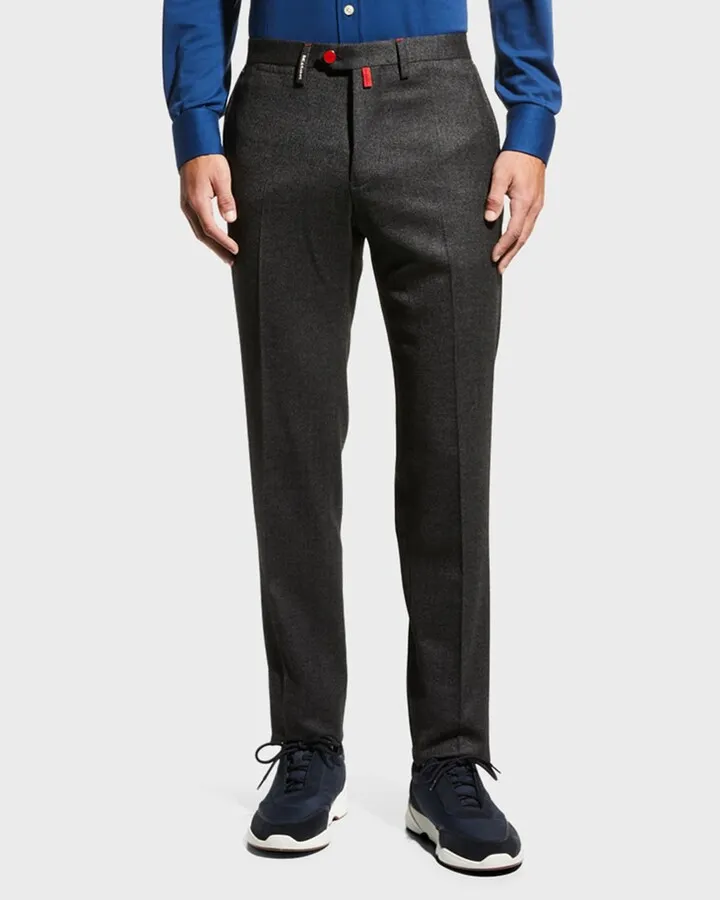 Men's Wool-Cashmere Tic Pants