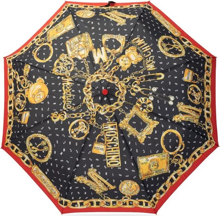 Moschino All-Over Pattern Compact Umbrella