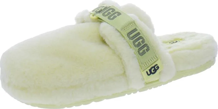 Fluff It Mens Faux Fur Slip On Slide Slippers