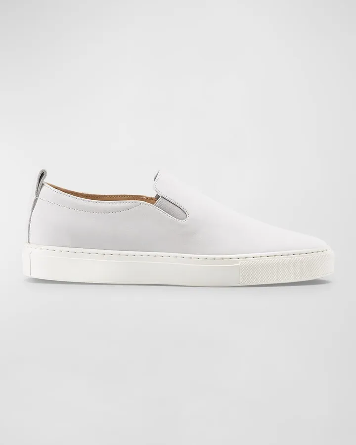 Men's Garda Leather Slip-On Sneakers