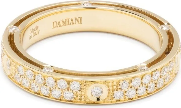 18kt yellow gold D.Side diamond ring
