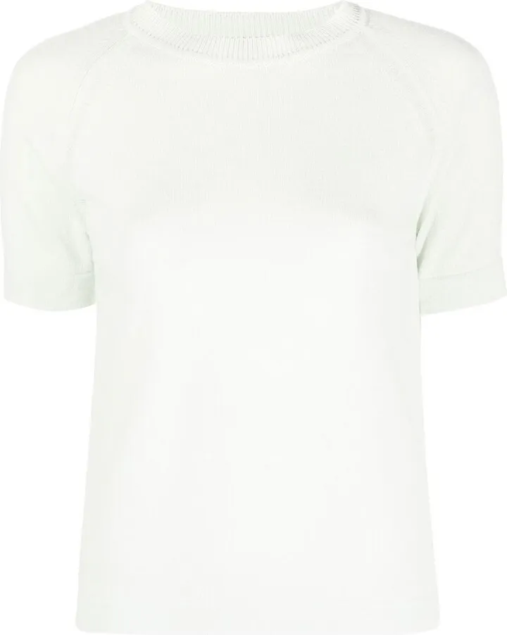 Short-Sleeved Cashmere Top