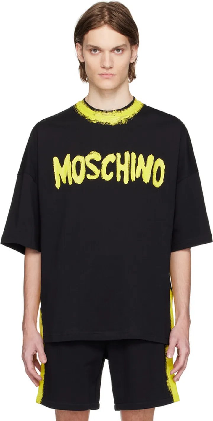 Moschino Black Maxi T-Shirt