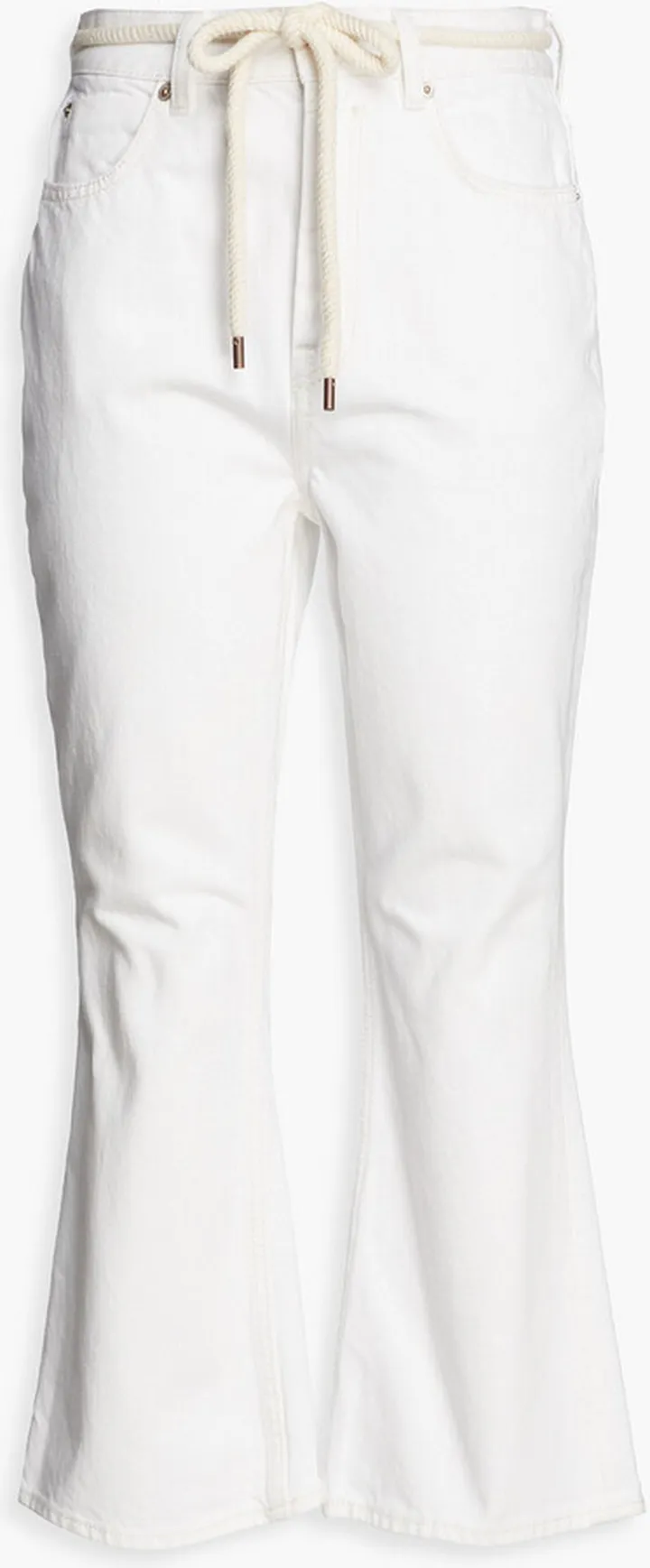 High-rise kick-flare jeans