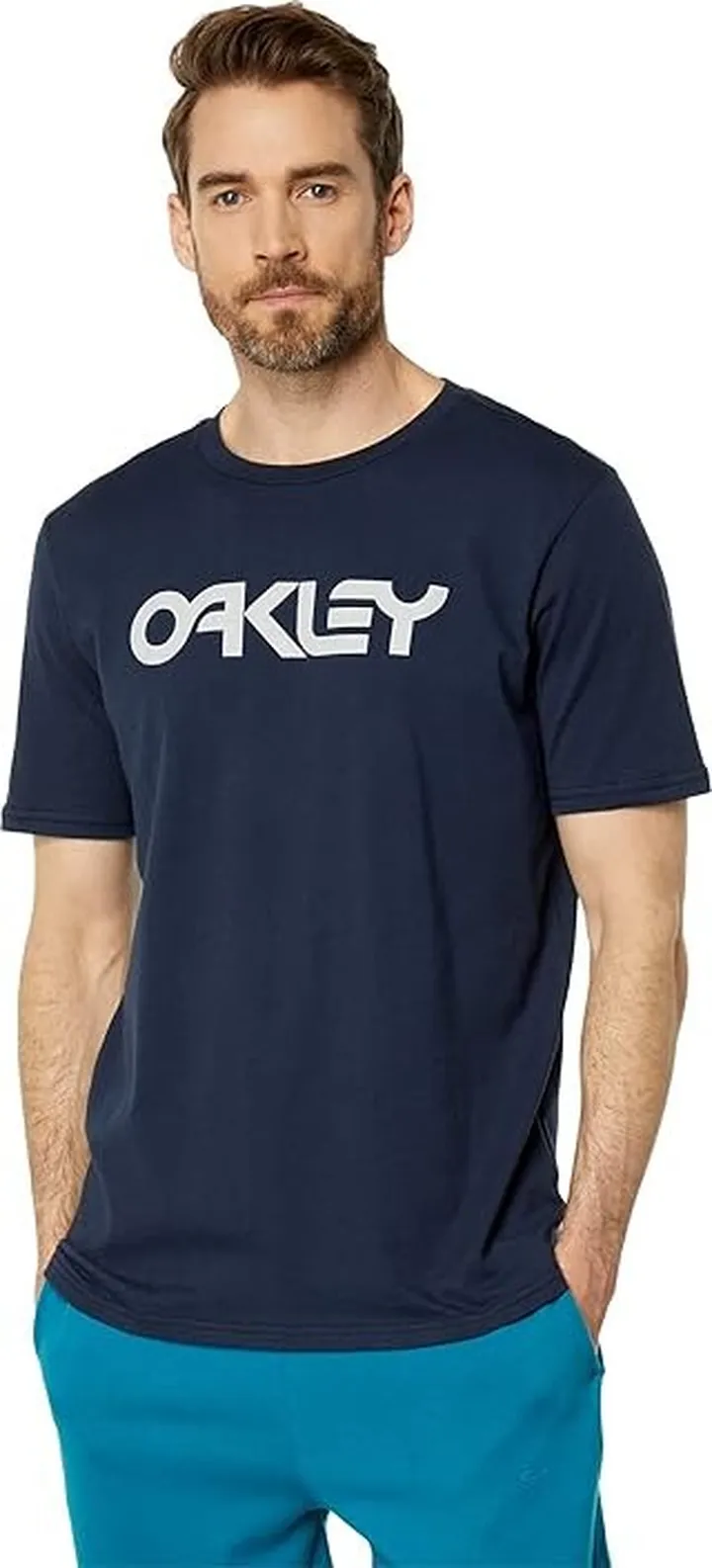 Oakley Mark II 2.0 Short Sleeve Tee (Fathom) Men's Clothing