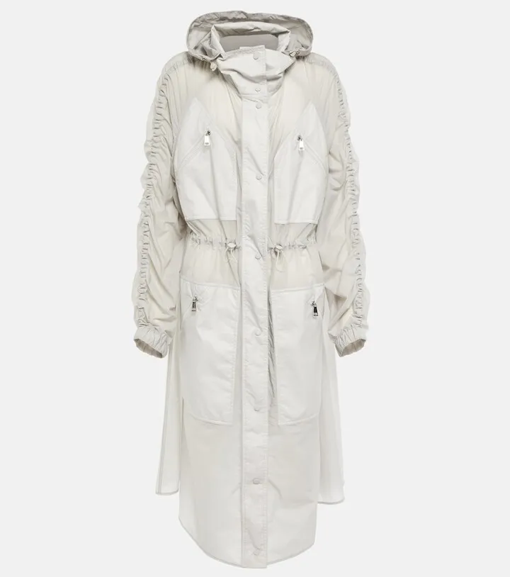 Hooded raincoat