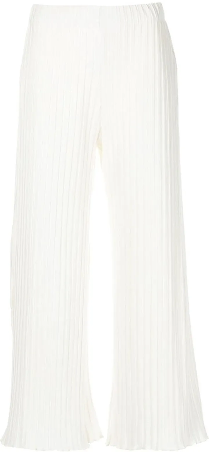Alder wide-leg cropped trousers