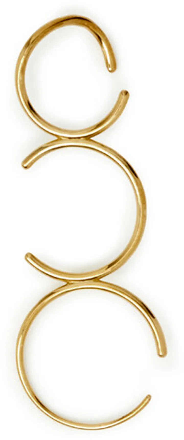 Triple C Ear Pin (18k Yellow Gold)