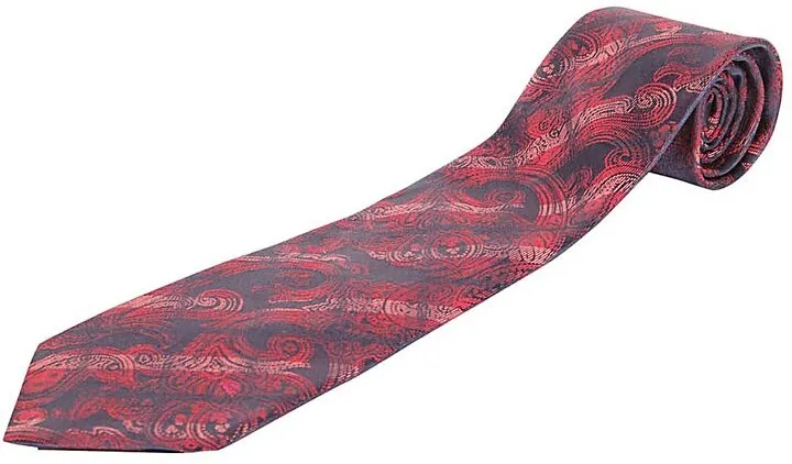 Etro Paisley Print Striped Tie