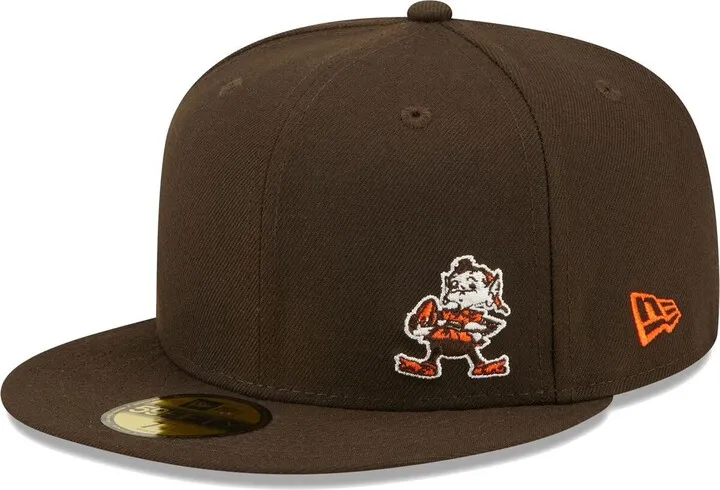 Men's New Era Brown Cleveland Browns Flawless 59FIFTY Fitted Hat