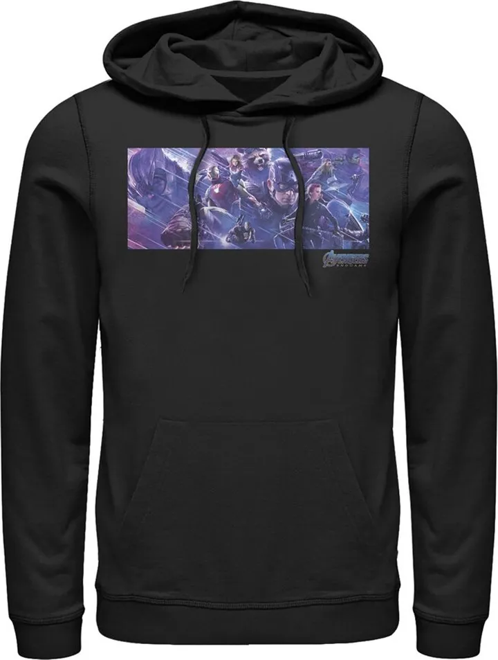 Men's Marvel Avengers: Endgame Epic Poster Pull Over Hoodie - Black - Medium