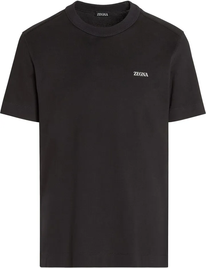 logo print short-sleeve T-shirt