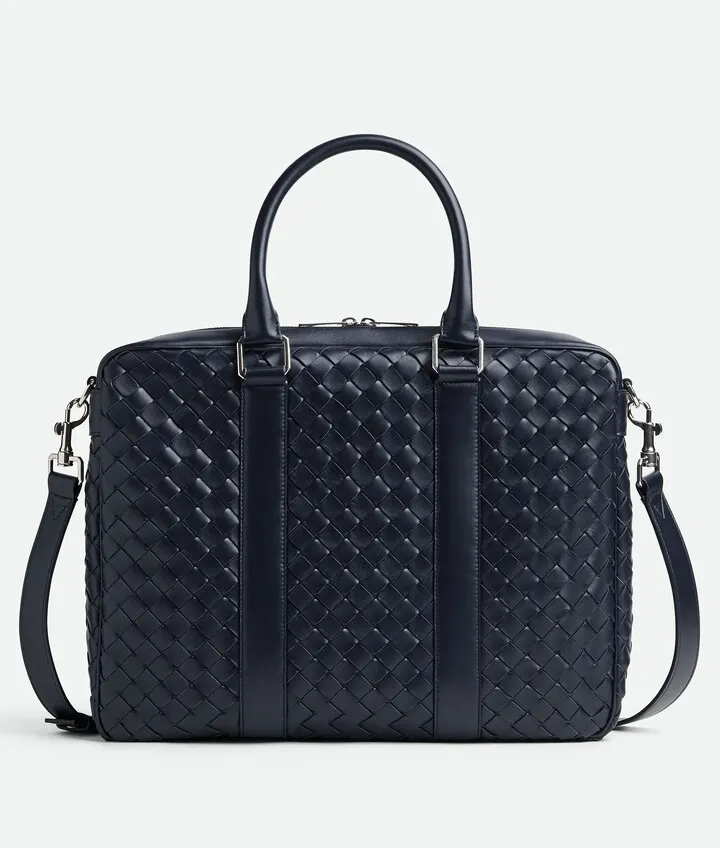 Large Intrecciato Briefcase