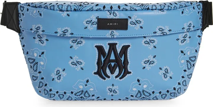 Bandana Leather Belt Bag