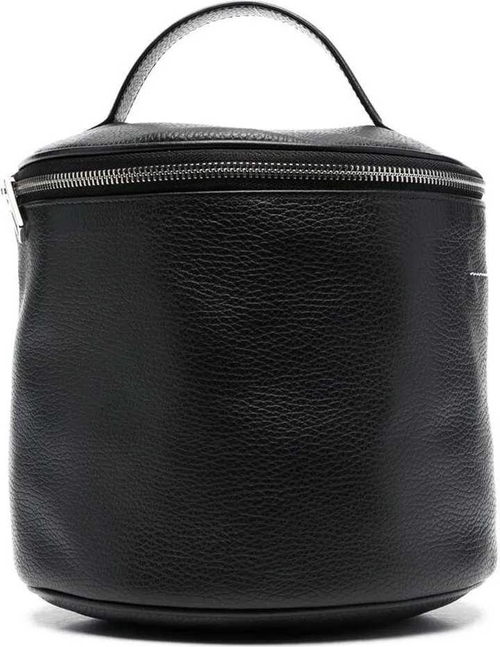 Hat Box leather bag